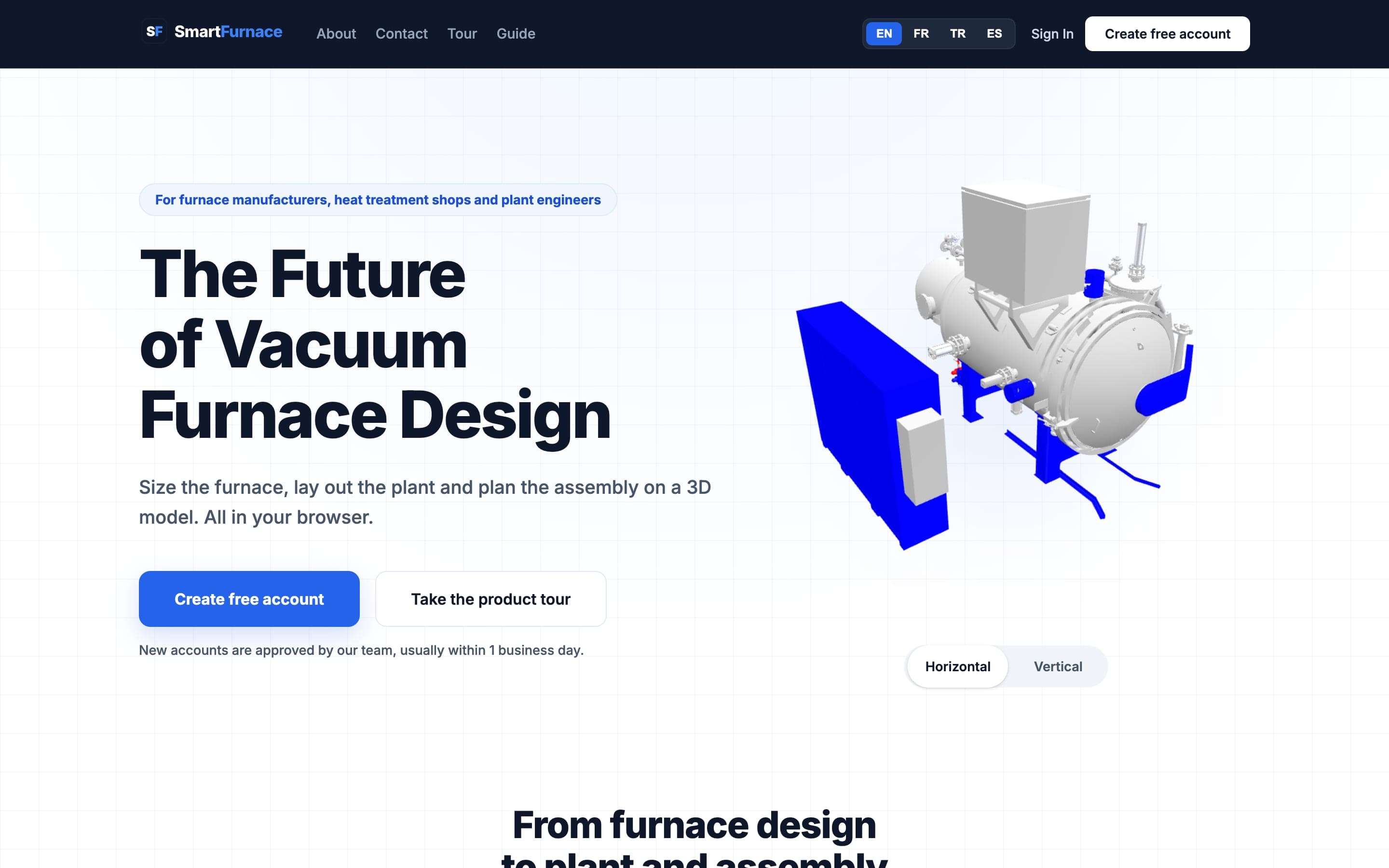 Landing page